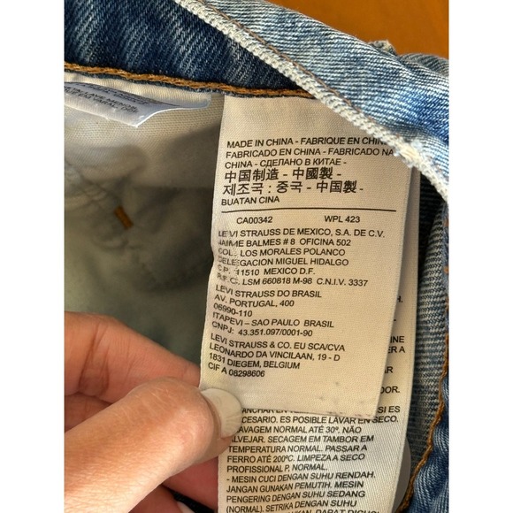 Levi's Altered Straight Jeans – Women's Waist 26 – SOLD OUT - Picture 9 of 10